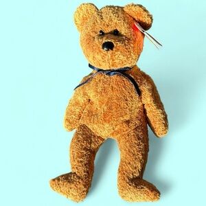 Vintage 1998 Ty Beanie Babies “Fuzz” the Bear W/ Errors